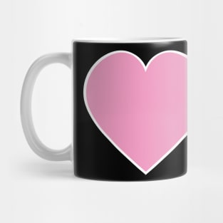 Pink heart Mug